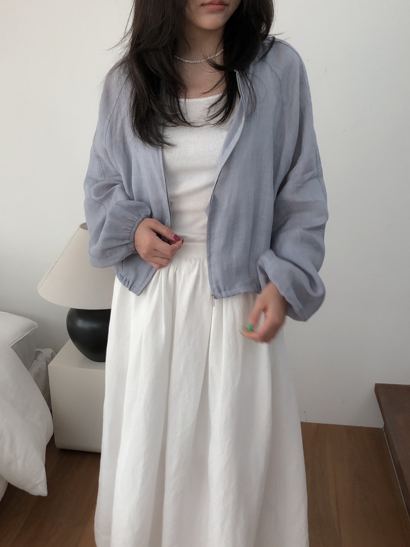 LONG PEAK直郵韓國代購㊣女裝新品25春夏人氣休閑夾克亞麻LONG PEAK夾克