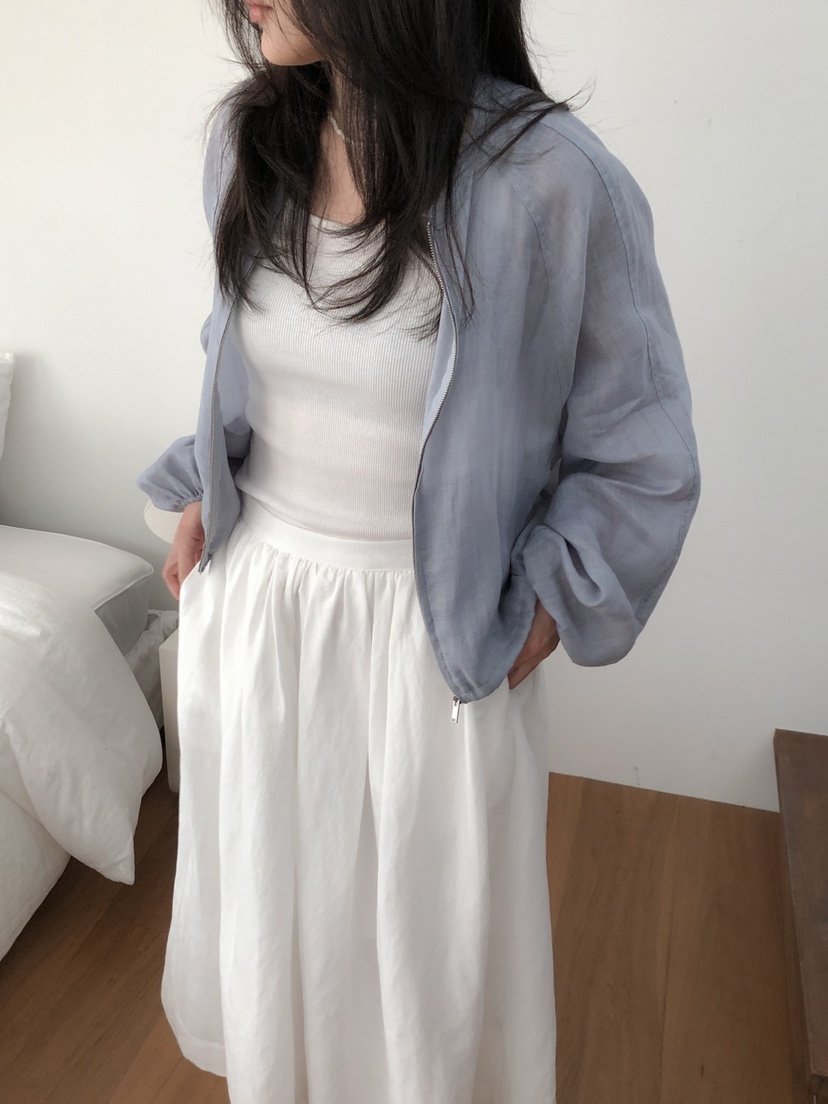 LONG PEAK直郵韓國代購㊣女裝新品25春夏人氣休閑夾克亞麻LONG PEAK夾克