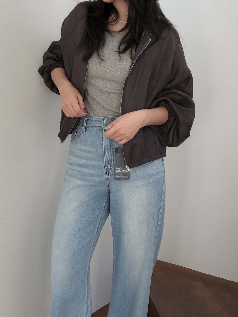 LONG PEAK直郵韓國代購㊣女裝新品25春夏人氣休閑夾克亞麻LONG PEAK夾克