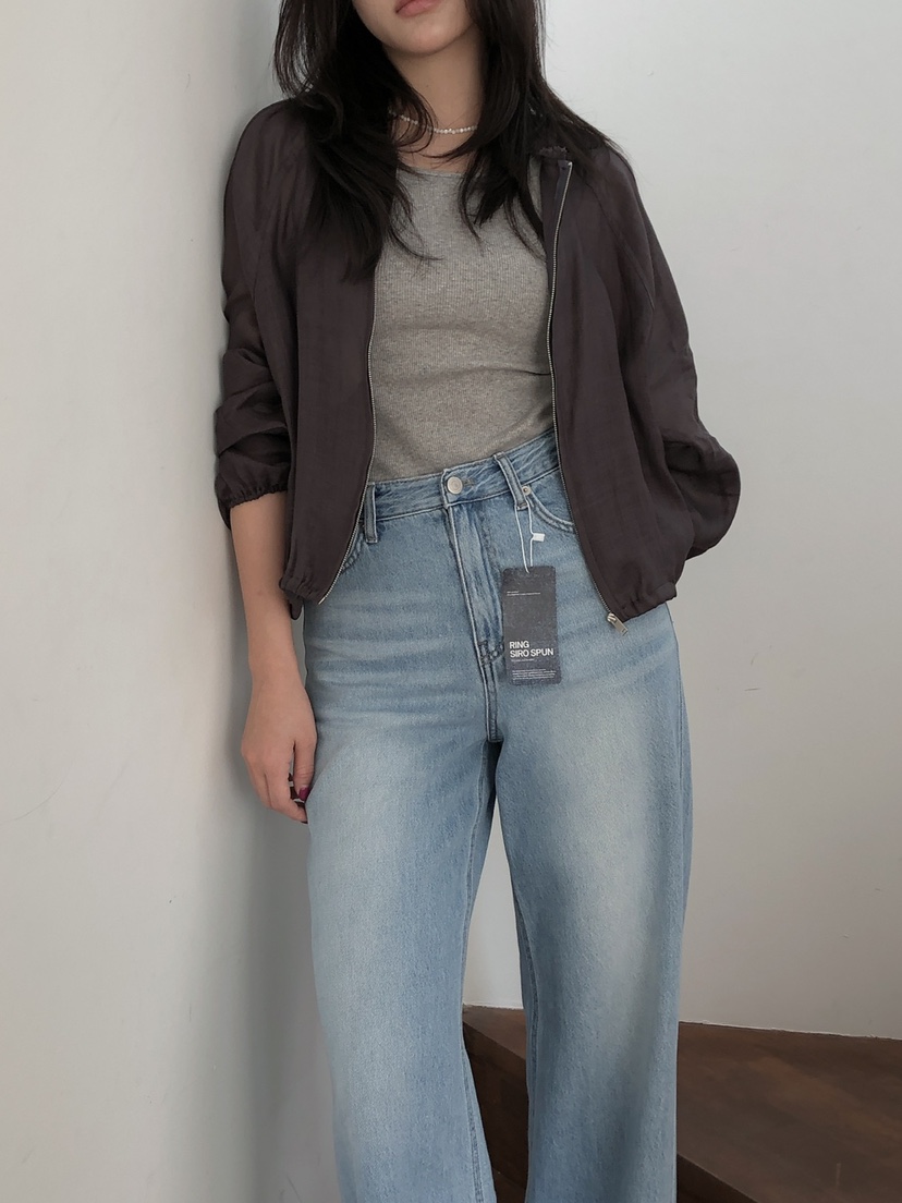 LONG PEAK直郵韓國代購㊣女裝新品25春夏人氣休閑夾克亞麻LONG PEAK夾克