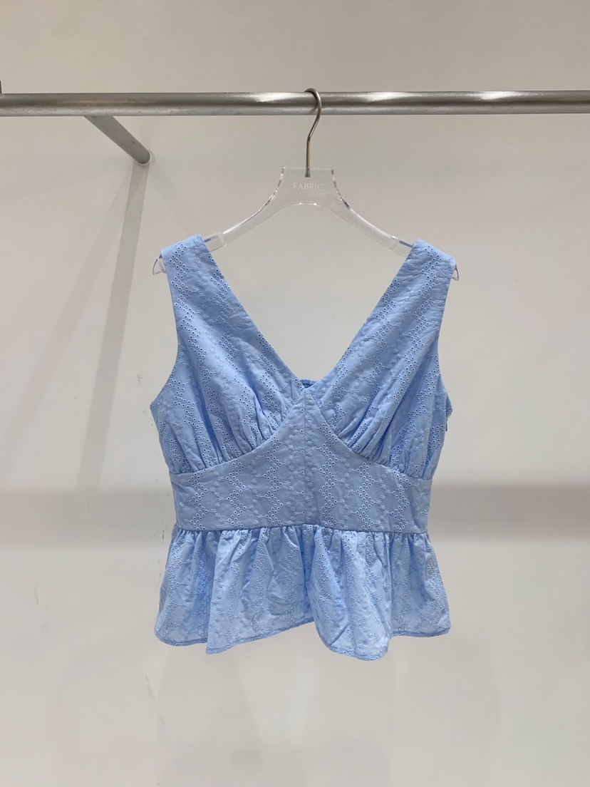 FABRIC直郵韓國代購㊣女裝新品休閑時尚人氣熱賣推薦吊帶背心FABRIC吊帶/背心圖色2