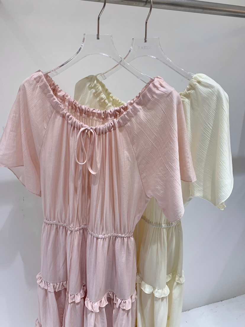 FABRIC韓國直郵㊣女裝新品推薦時尚熱賣25春夏人氣休閑連衣裙FABRIC連衣裙