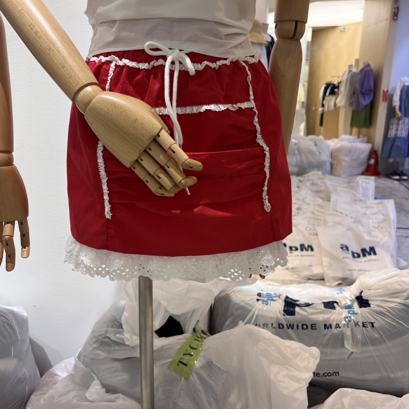TYCHE直郵韓國代購㊣女裝新品時尚熱賣人氣推薦休閑25春夏短裙TYCHE短裙