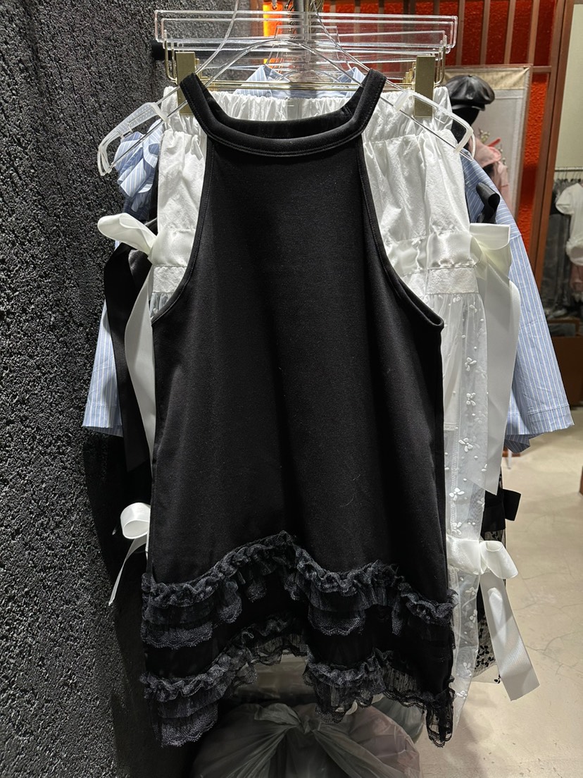 UNICO-p韓國直郵㊣東大門實拍女裝新款人氣休閑吊帶背心蕾絲UNICO-p吊帶/背心圖色2