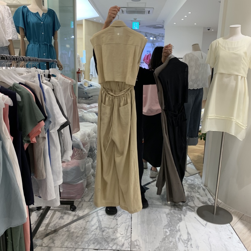 ALMOND韓國㊣直郵東大門代購女裝新品25春夏人氣時尚連體褲ALMOND連體褲