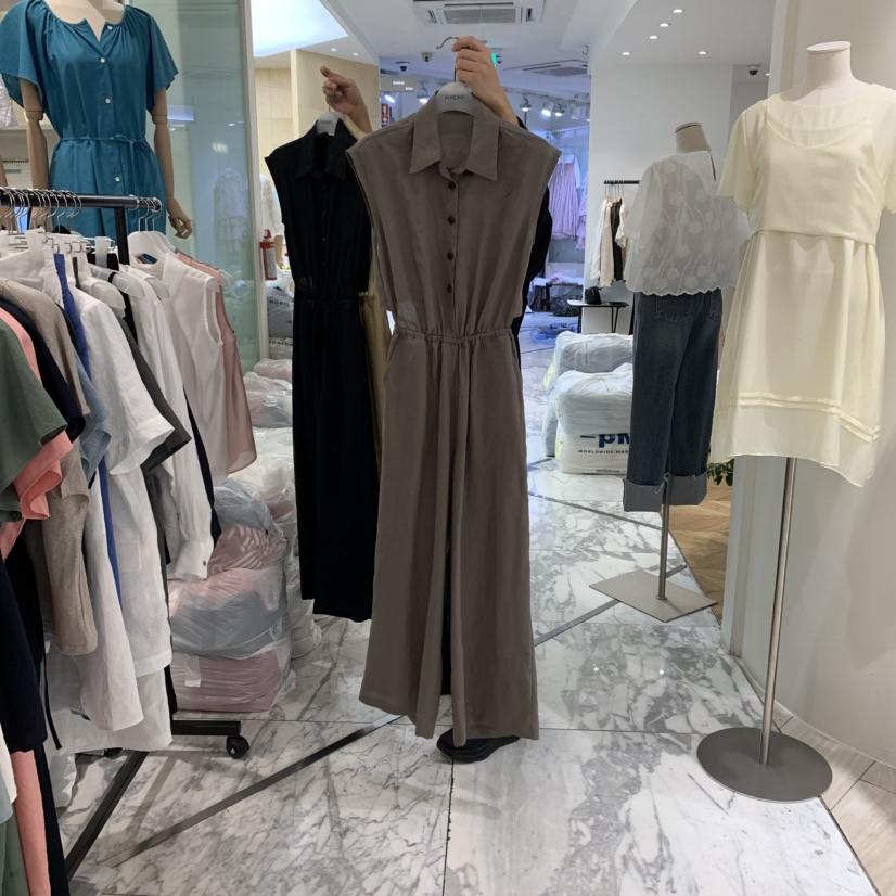 ALMOND韓國㊣直郵東大門代購女裝新品25春夏人氣時尚連體褲ALMOND連體褲
