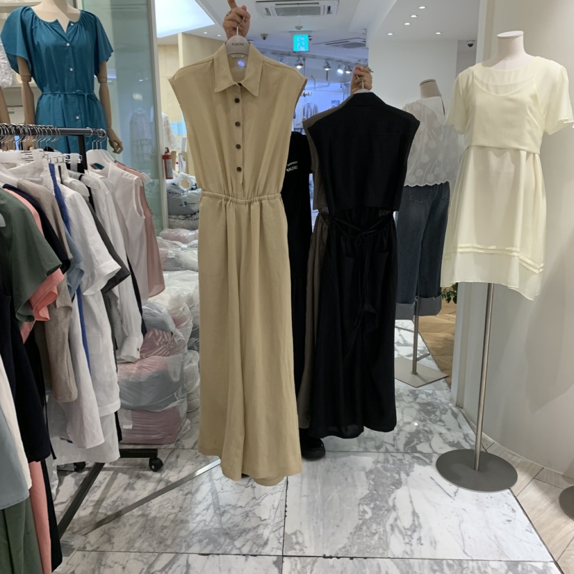 ALMOND韓國㊣直郵東大門代購女裝新品25春夏人氣時尚連體褲ALMOND連體褲圖色2