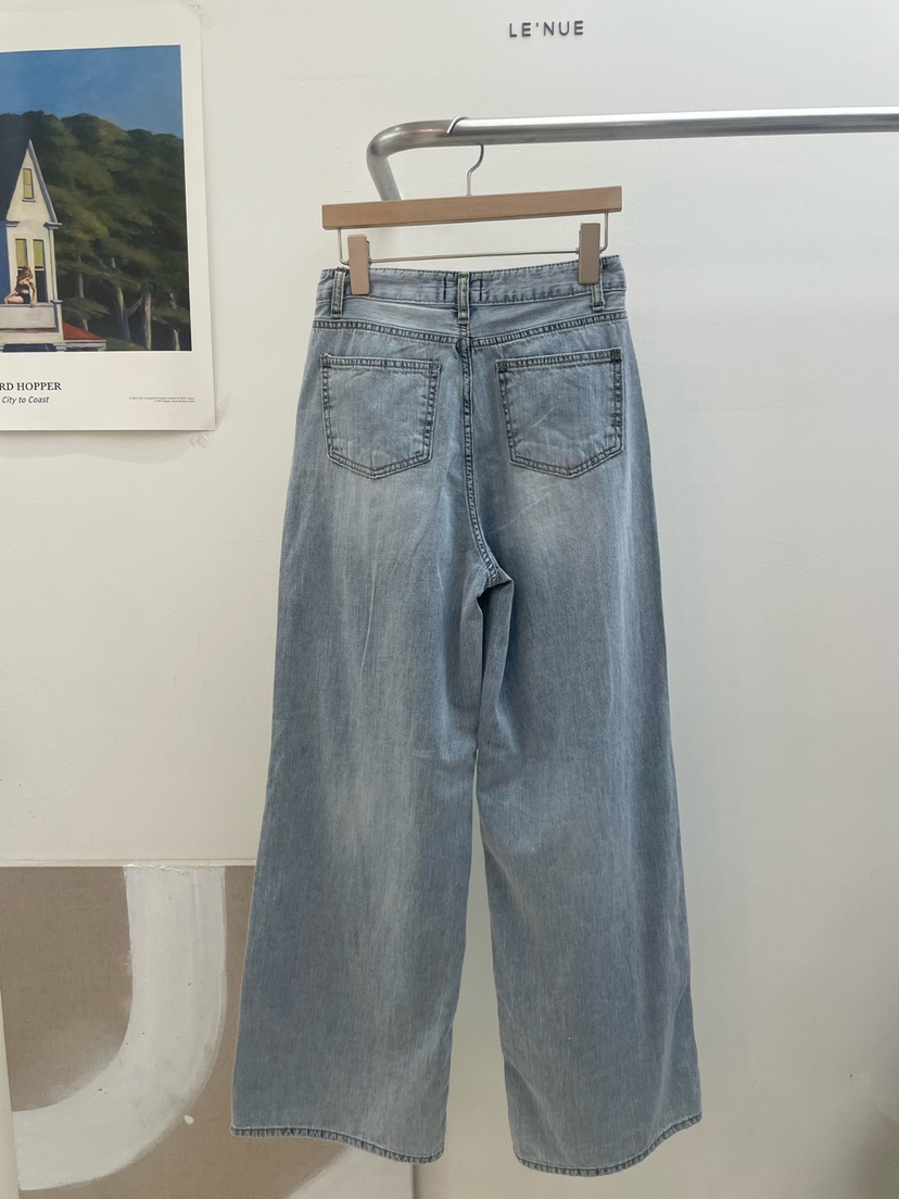 LENUE韓國直郵㊣東大門實拍女裝新品休閑推薦25春夏熱賣牛仔褲LENUE牛仔褲