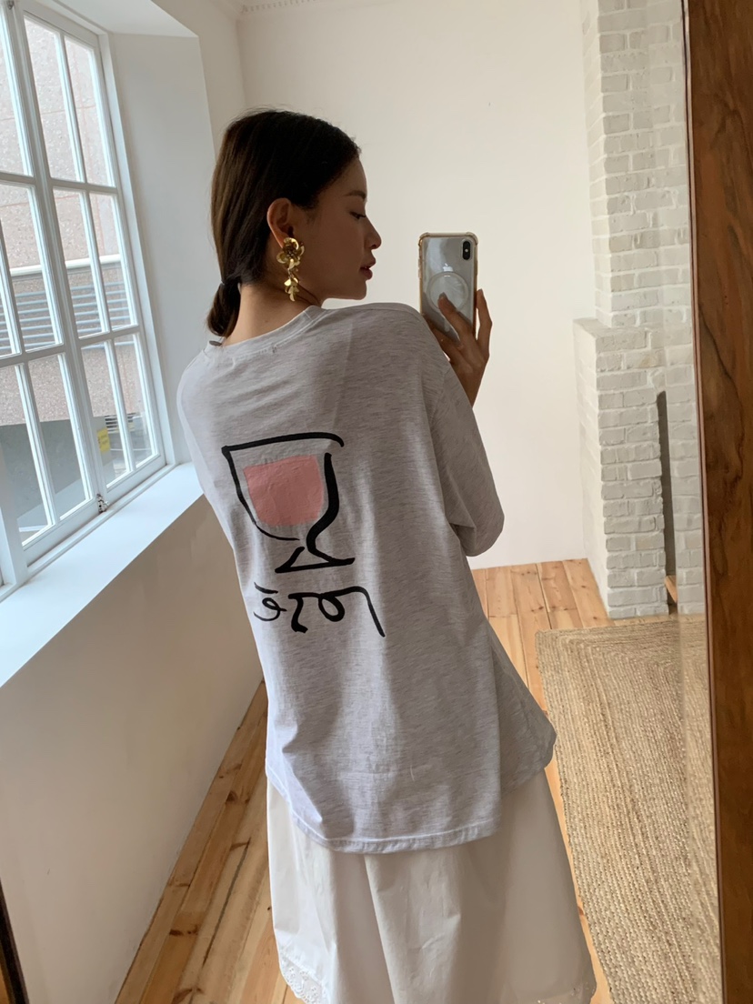 LOVE MY SANTA韓國直郵㊣東大門實拍女裝新品人氣時尚T恤Santa/LOVE MY SANTAT恤