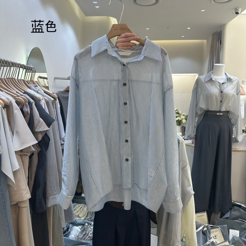 MATIERE韓國㊣直郵東大門代購女裝新品人氣時尚休閑襯衫蕾絲衫MATIERE襯衫/蕾絲衫圖色3