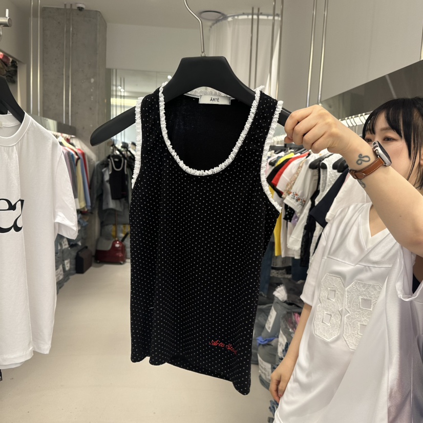 ARTE STUDIO韓國㊣直郵東大門代購女裝新品推薦25春夏吊帶背心ARTE STUDIO吊帶/背心圖色2