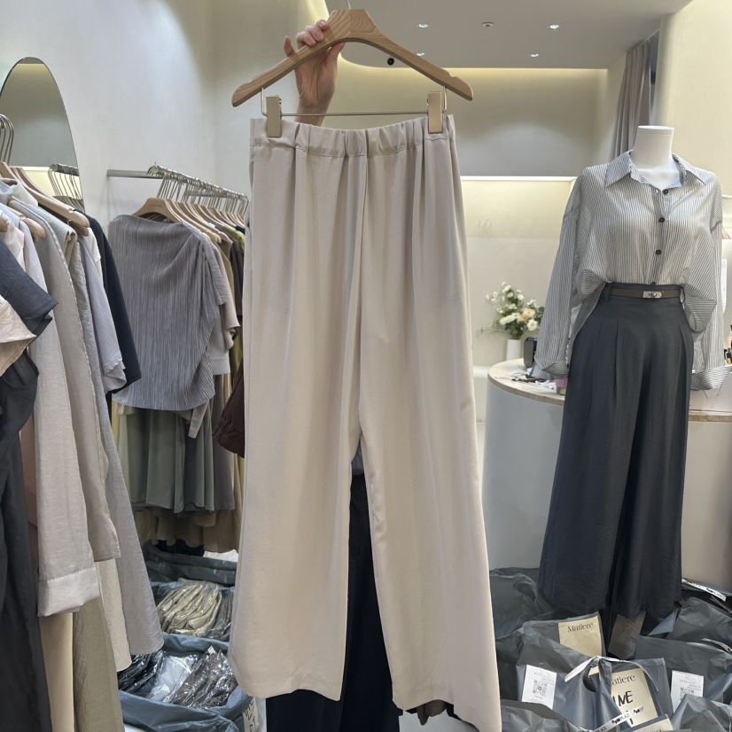 MATIERE韓國直郵㊣女裝新品25春夏休閑推薦時尚人氣熱賣休閑褲MATIERE休閑褲