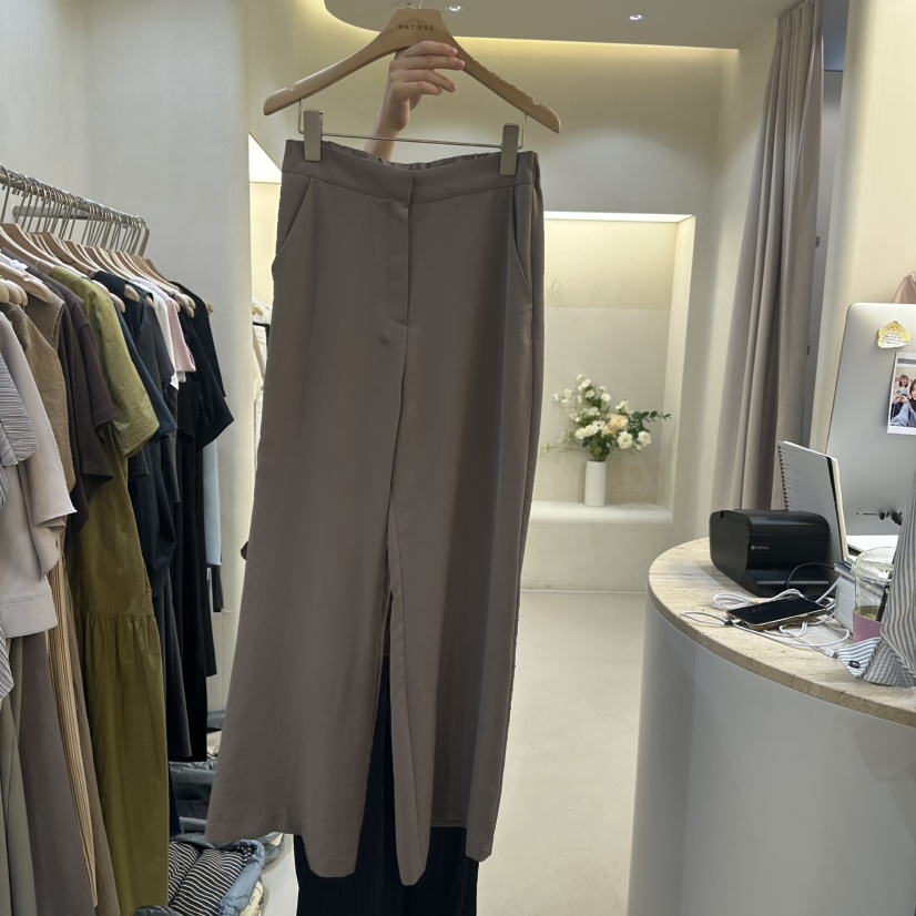 MATIERE韓國直郵㊣女裝新品25春夏休閑推薦時尚人氣熱賣休閑褲MATIERE休閑褲圖色2