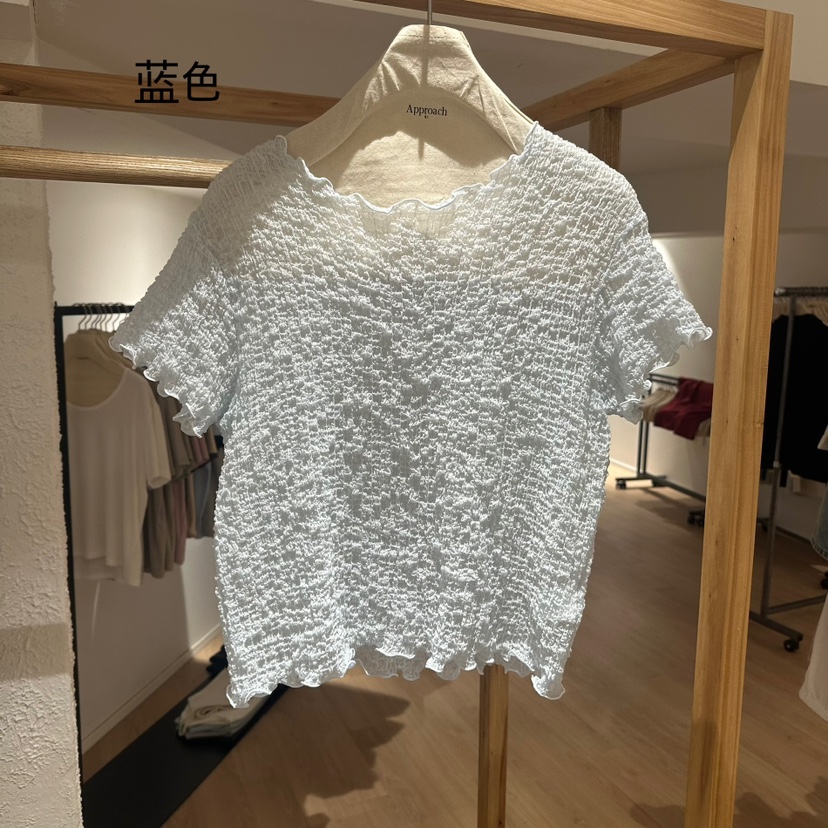 APPROACH0.1韓國直郵㊣東大門實拍女裝新品熱賣25春夏休閑T恤APPROACH0.1T恤