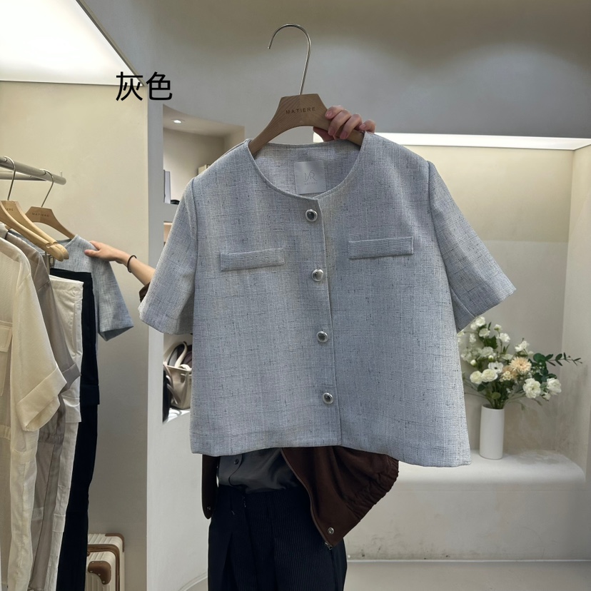 MATIERE直郵韓國代購㊣女裝新品推薦休閑25春夏熱賣人氣夾克MATIERE夾克