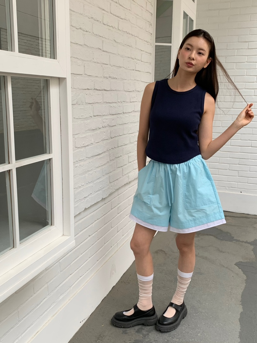 LOVE MY SANTA韓國㊣直郵東大門代購女裝新款休閑熱賣短褲Santa/LOVE MY SANTA短褲