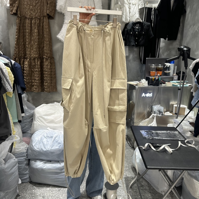A-DEL韓國㊣直郵東大門代購女裝新款25春夏時尚人氣休閑褲A-DEL休閑褲圖色4