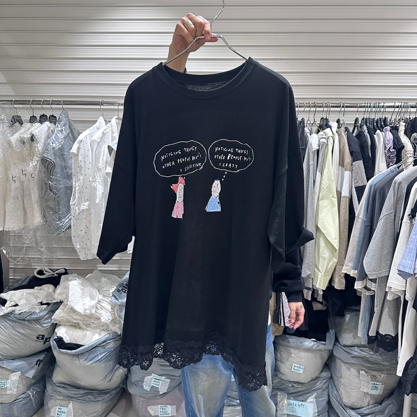 BRICKLANE韓國直郵㊣東大門實拍女裝新品25春夏時尚人氣T恤BRICKLANET恤圖色3