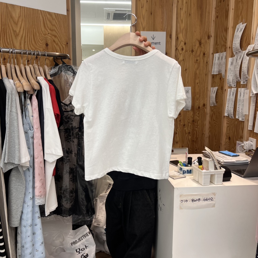 PROJECTVIEW韓國直郵㊣女裝新款25春夏推薦熱賣人氣時尚T恤PROJECTVIEWT恤