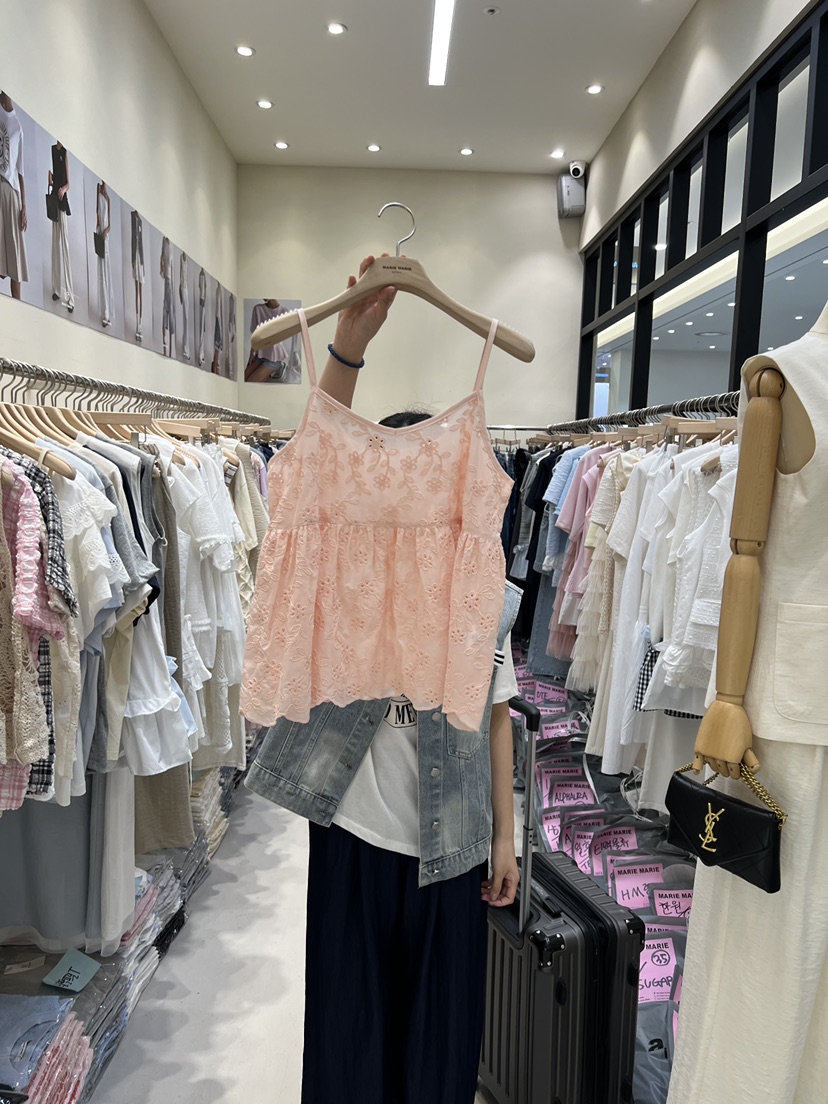 MARIE MARIE直郵韓國代購㊣女裝新品休閑人氣推薦吊帶背心MARIE MARIE吊帶/背心圖色2