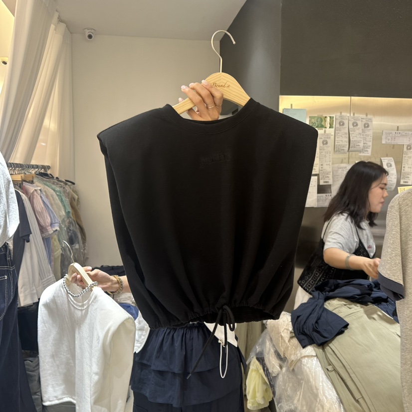 BOUND.A直郵韓國代購㊣女裝新品25春夏人氣熱賣時尚吊帶背心BOUND.A吊帶/背心圖色2