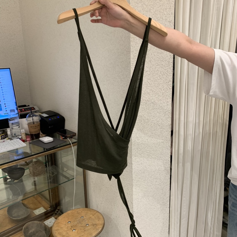 SSEMIENNE韓國㊣直郵東大門代購女裝新品時尚推薦25春夏吊帶背心SSEMIENNE吊帶/背心圖色4