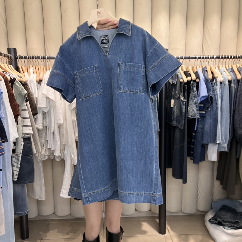 OUS/INCH-L韓國㊣直郵東大門代購女裝新品熱賣時尚連衣裙OUS/INCH連衣裙