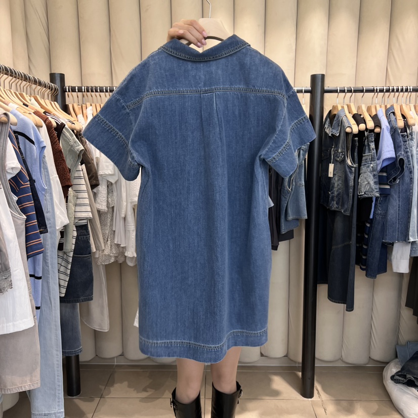 OUS/INCH-L韓國㊣直郵東大門代購女裝新品熱賣時尚連衣裙OUS/INCH連衣裙