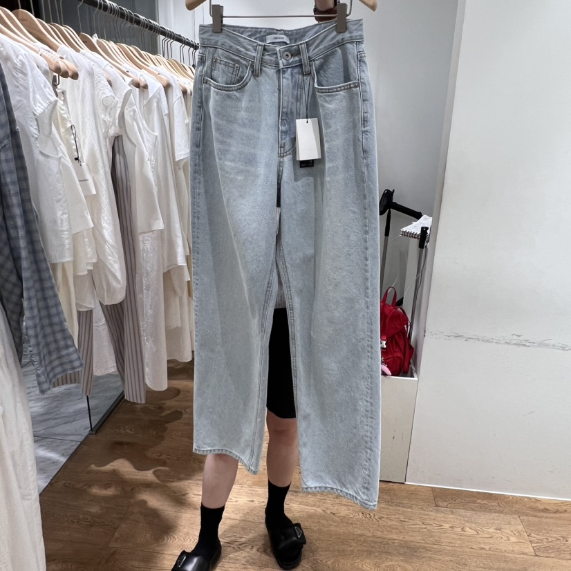 VERVEINE韓國㊣直郵東大門代購女裝新品時尚熱賣推薦牛仔褲VERVEINE牛仔褲