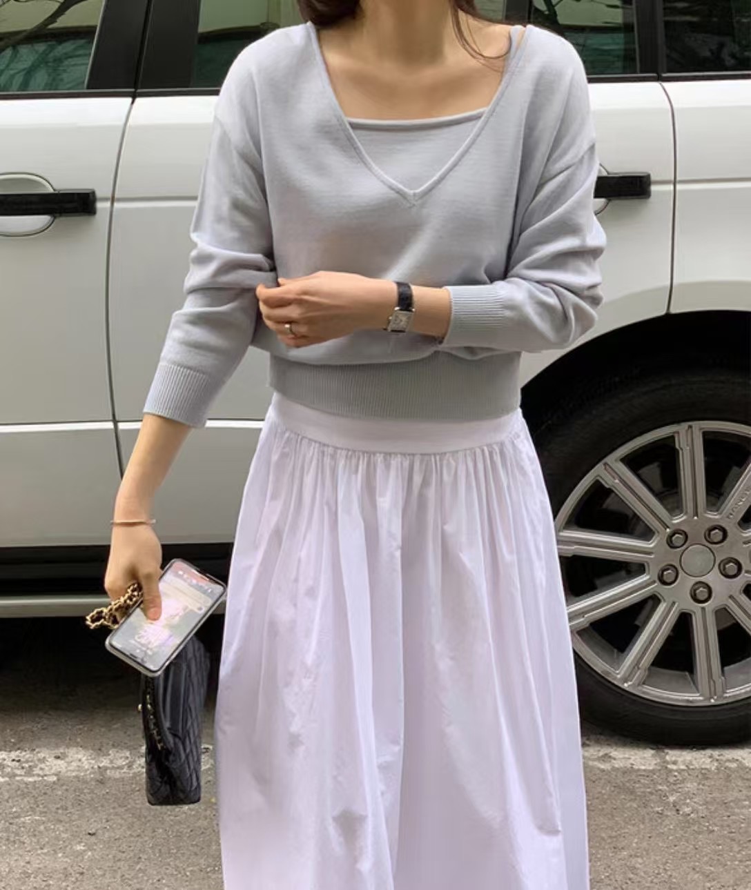LURE韓國㊣直郵東大門代購女裝新品休閑時尚25春夏人氣套裝LURE套裝圖色4