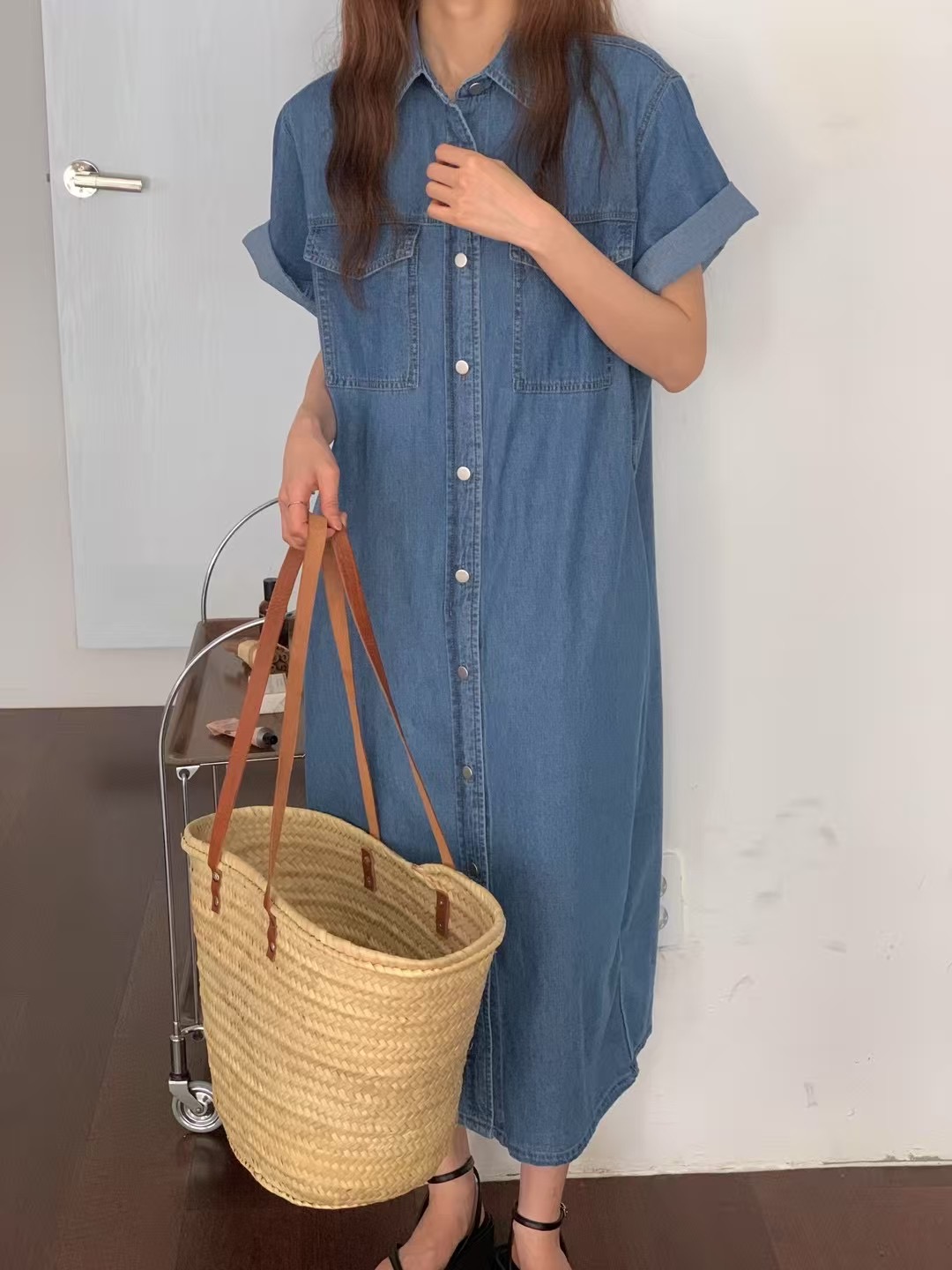 LURE直郵韓國代購㊣女裝新品熱賣人氣推薦休閑時尚25春夏連衣裙LURE連衣裙
