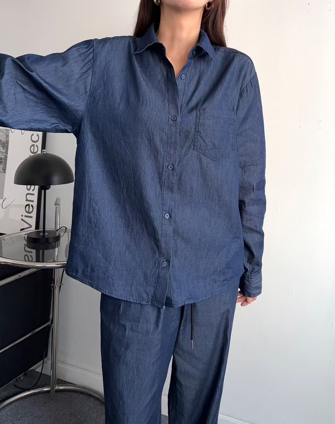 STUDIO-GRAY 스튜디오그레이韓國㊣直郵東大門代購女裝新品人氣襯衫蕾絲衫STUDIO-GRAY襯衫/蕾絲衫