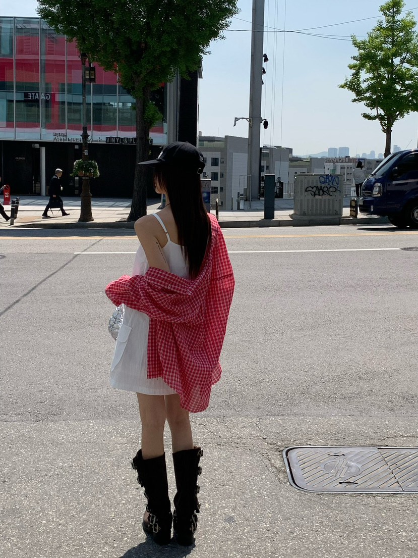 REVE CITE-L韓國直郵女裝新品人氣休閑時尚真品連衣裙口袋REVE CITE連衣裙