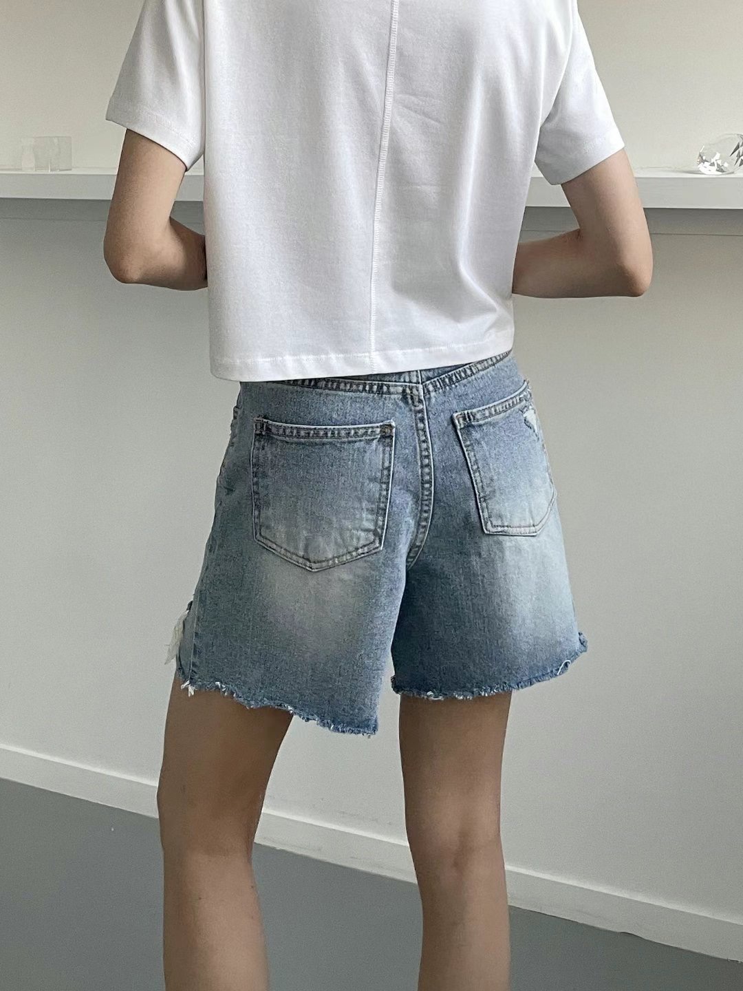 DOUBLEM東大門代購女裝新款職業時尚熱賣25春夏人氣真品短褲DOUBLEM短褲