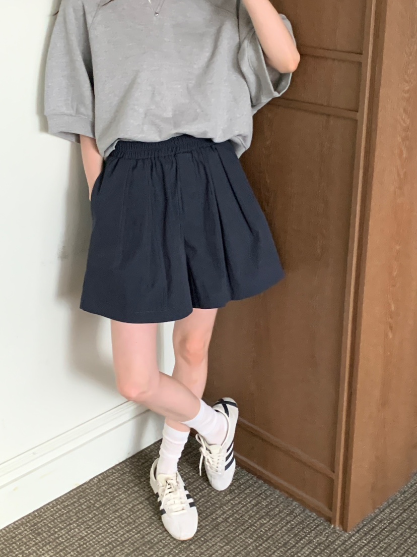 PLANTS ON GRAY韓國直郵女裝新品25春夏熱賣休閑職業短褲PLANTS ON GRAY短褲