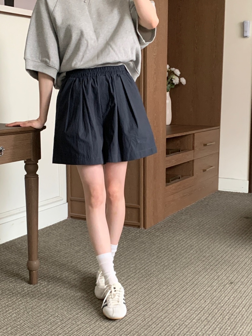 PLANTS ON GRAY韓國直郵女裝新品25春夏熱賣休閑職業短褲PLANTS ON GRAY短褲
