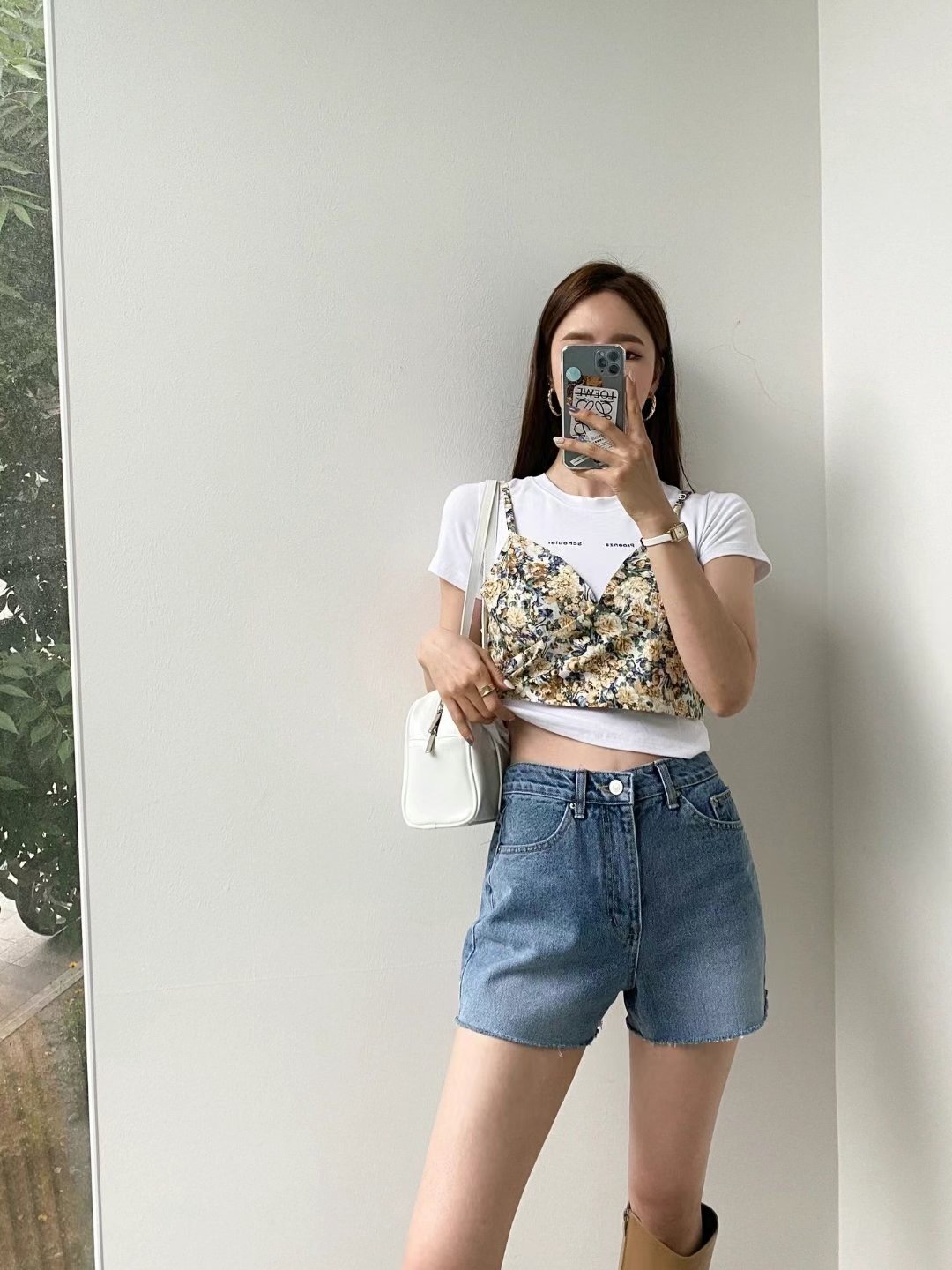 DOUBLEM韓國直郵女士新款人氣時尚職業25春夏推薦休閑熱賣短褲DOUBLEM短褲