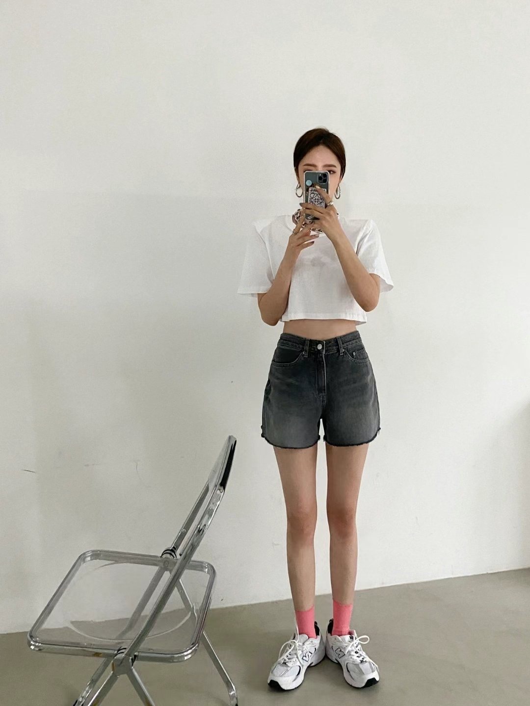 DOUBLEM韓國直郵女士新款人氣時尚職業25春夏推薦休閑熱賣短褲DOUBLEM短褲