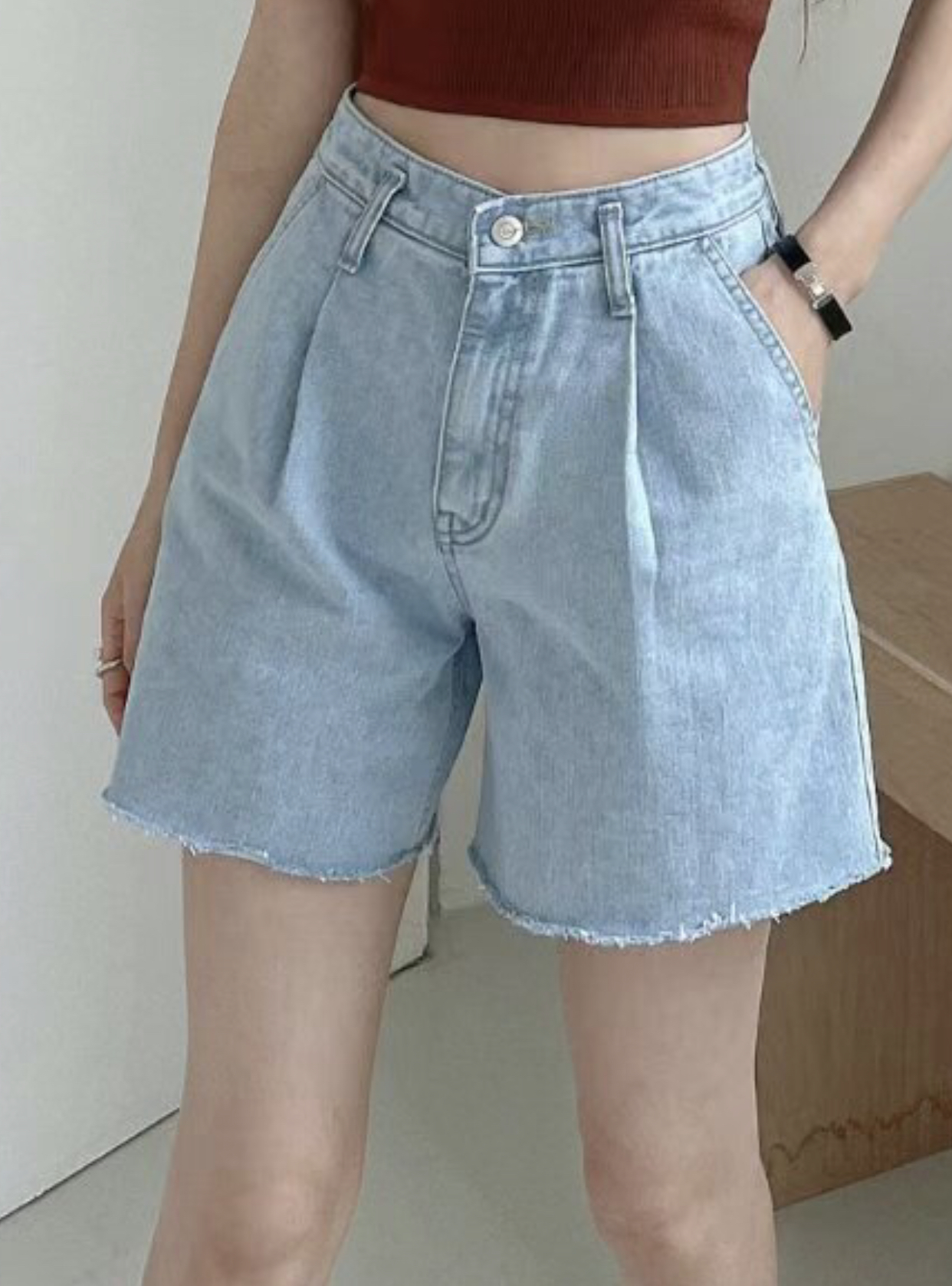 DOUBLEM韓國直郵女裝新款熱賣時尚休閑真品職業25春夏推薦短褲DOUBLEM短褲