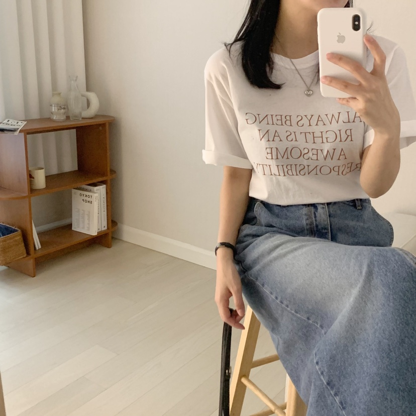 HELLO JINI韓國直郵女裝新款時尚真品休閑職業熱賣25春夏T恤HELLO JINIT恤
