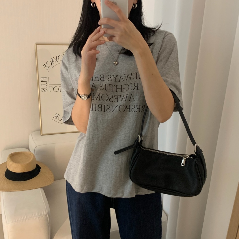 HELLO JINI韓國直郵女裝新款時尚真品休閑職業熱賣25春夏T恤HELLO JINIT恤