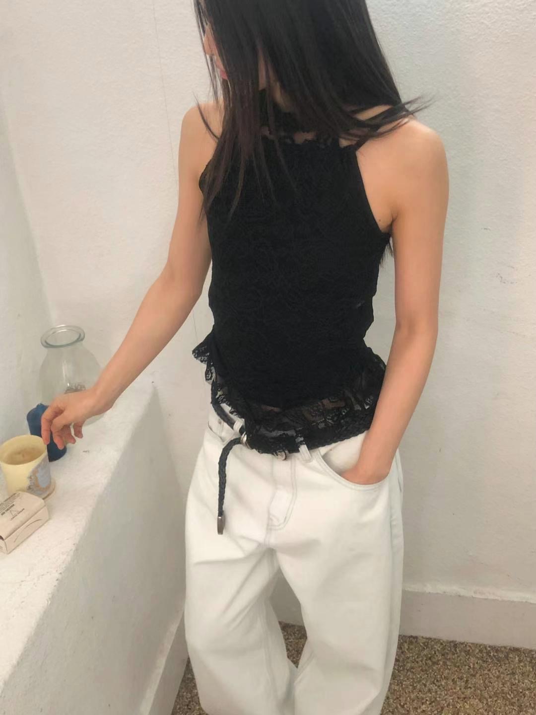 EXCUSE東大門實拍女士新款真品休閑職業熱賣時尚25春夏吊帶背心EXCUSE吊帶/背心