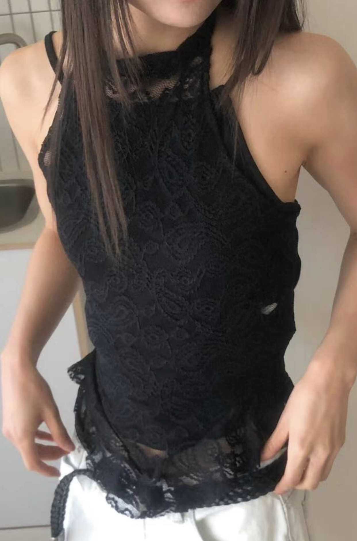 EXCUSE東大門實拍女士新款真品休閑職業熱賣時尚25春夏吊帶背心EXCUSE吊帶/背心