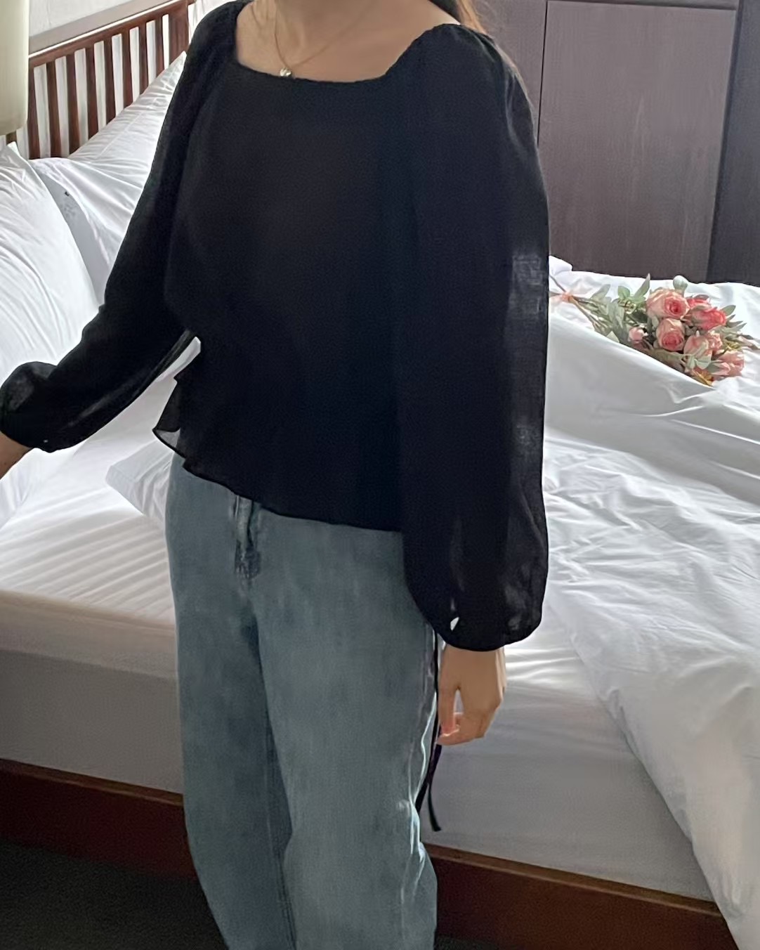 MAGIE東大門直郵女裝新款熱賣人氣推薦時尚休閑襯衫蕾絲衫蕾絲magie襯衫/蕾絲衫