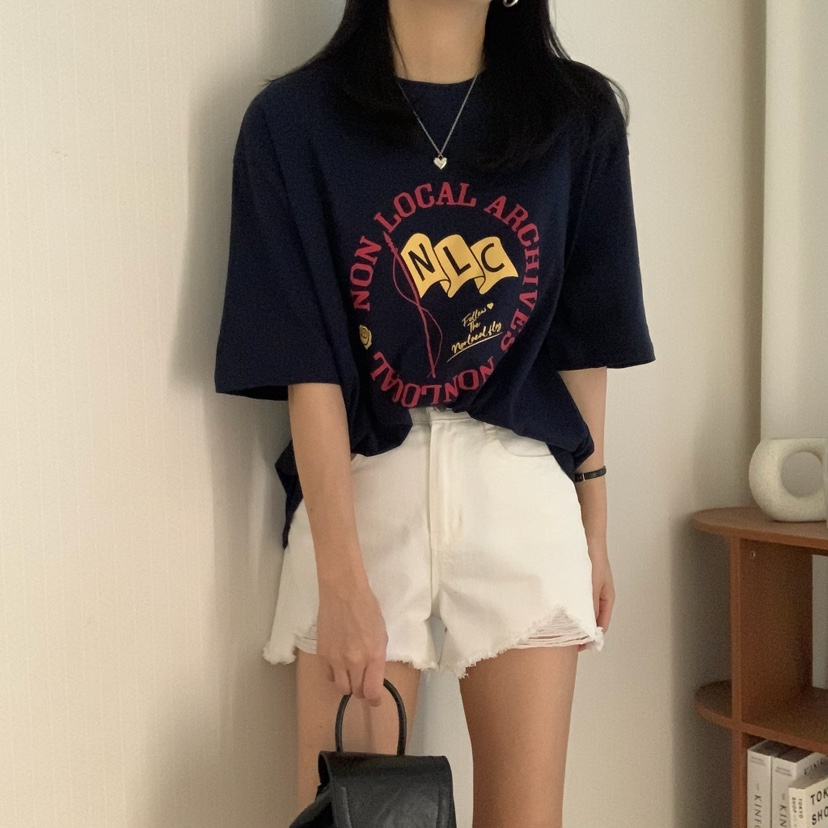 HELLO JINI韓國直郵女士新款時尚真品人氣休閑熱賣推薦T恤HELLO JINIT恤