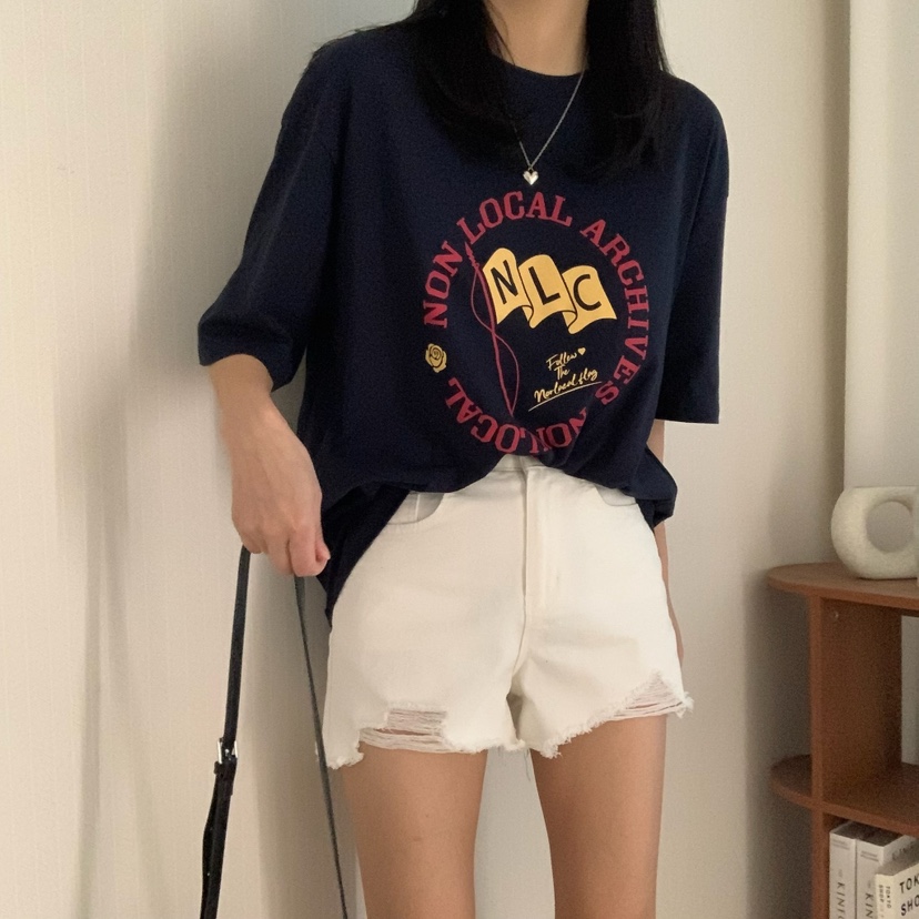 HELLO JINI韓國直郵女士新款時尚真品人氣休閑熱賣推薦T恤HELLO JINIT恤