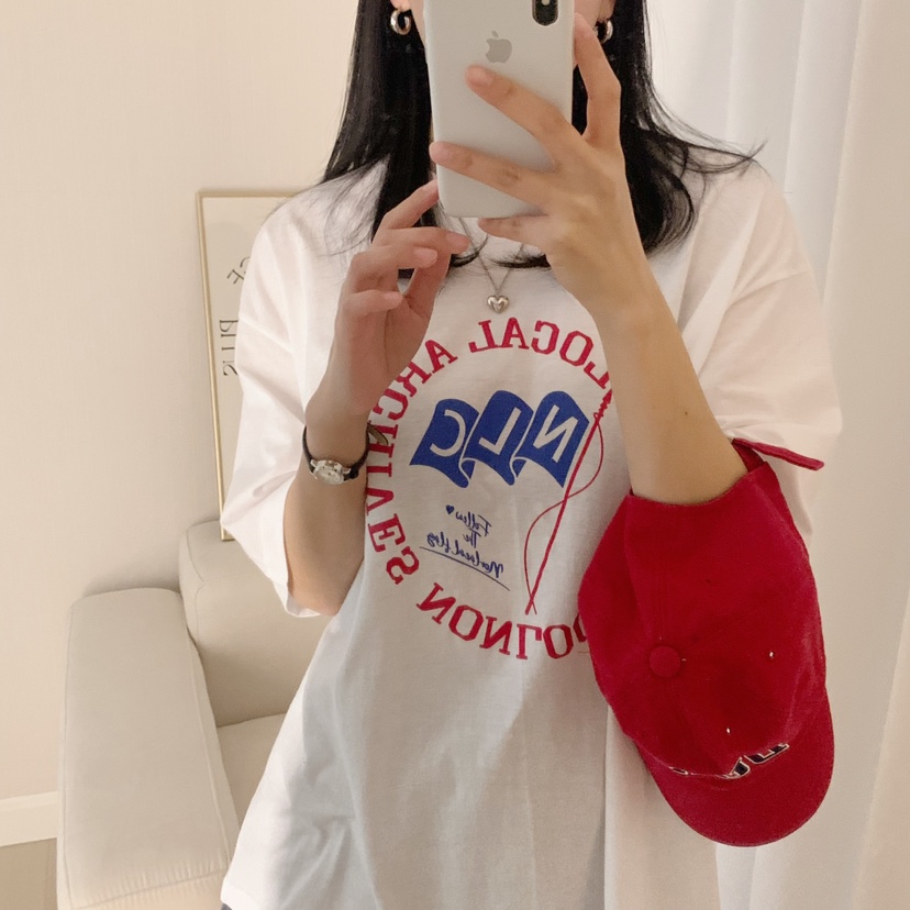 HELLO JINI韓國直郵女士新款時尚真品人氣休閑熱賣推薦T恤HELLO JINIT恤
