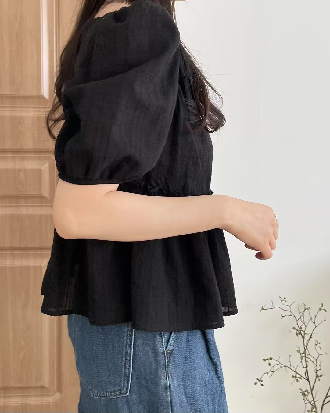 MAGIE東大門代購女士新款25春夏推薦職業人氣時尚襯衫蕾絲衫magie襯衫/蕾絲衫