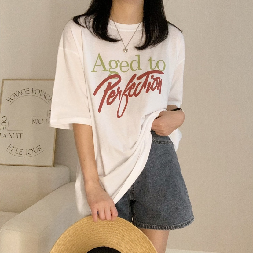 HELLO JINI韓國代購女裝新款25春夏熱賣人氣推薦休閑真品T恤HELLO JINIT恤