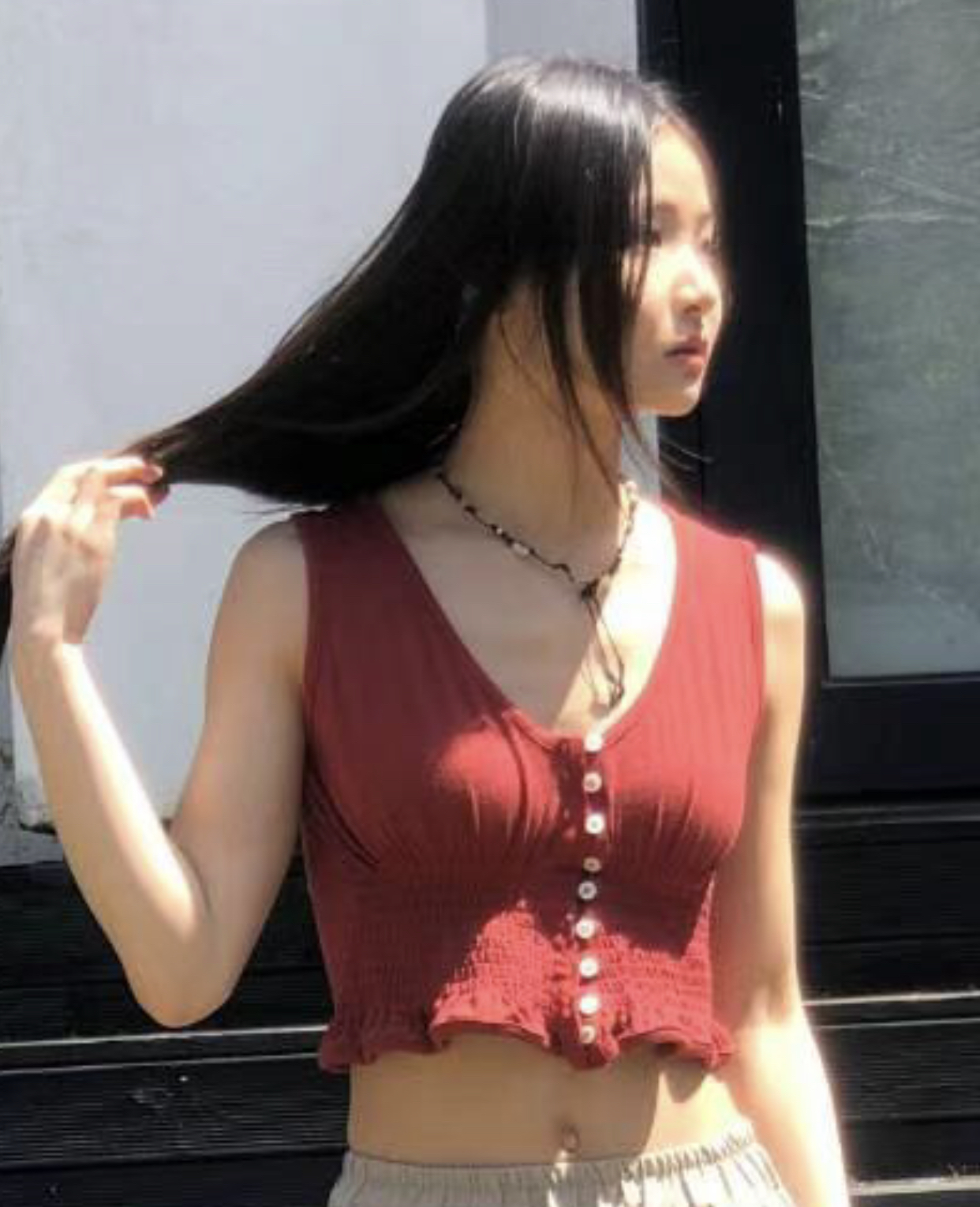 EXCUSE韓國直郵女裝新款熱賣25春夏休閑人氣推薦真品吊帶背心EXCUSE吊帶/背心圖色3